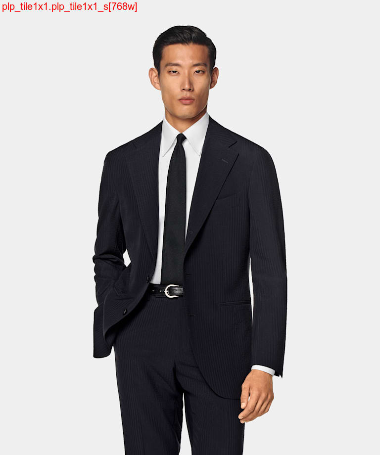 Navy Relaxed Fit Roma Suit